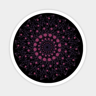 Purple Mandala Magnet